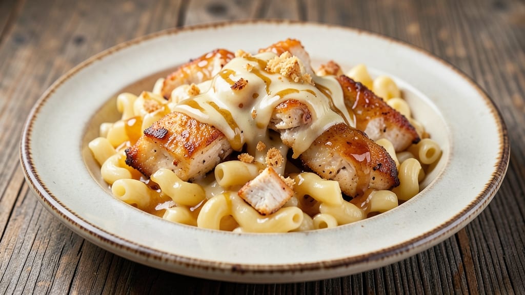 Applebee's Honey Chicken Mac and Cheese Recipe: Crispy Breadcrumbs Over Sticky Cheese Streaks