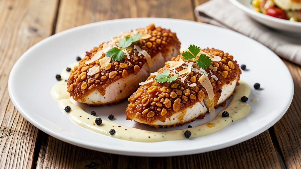 Baked Cornflake Chicken Breast Recipe: Crunchy Crust, Juicy Core Magic