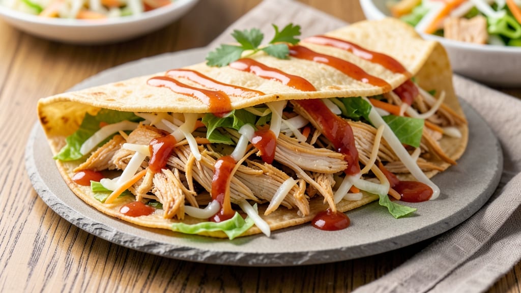 Applebee's Oriental Chicken Wrap Recipe: Crispy Tortilla Crown With Sweet Chili Magic
