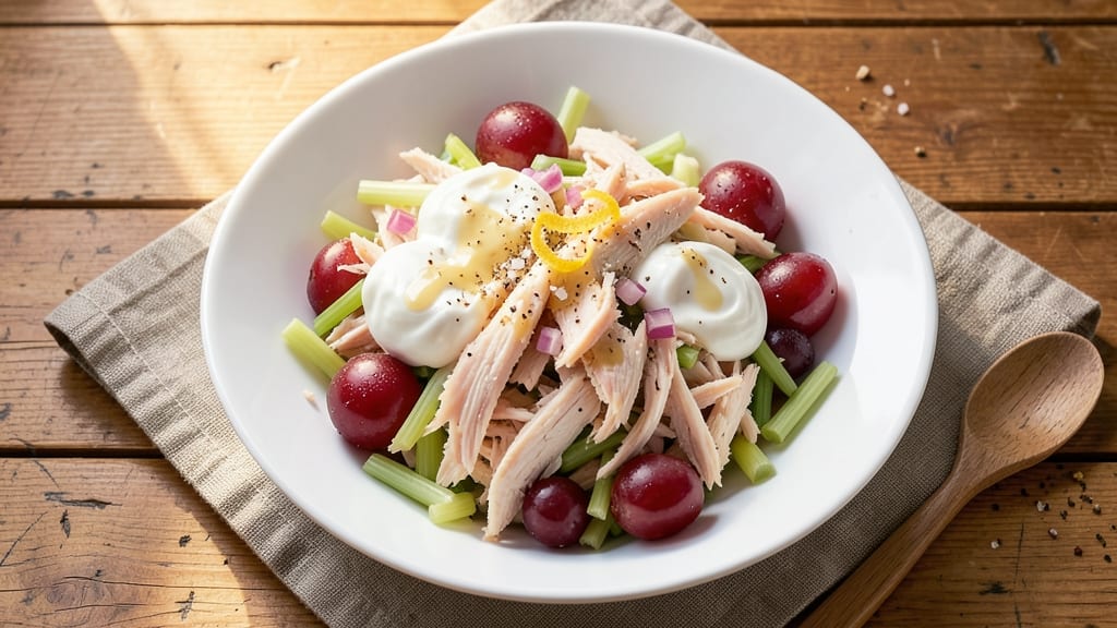 Ashley Mac's Chicken Salad Recipe: Crunchy Celery and Creamy Yogurt Magic