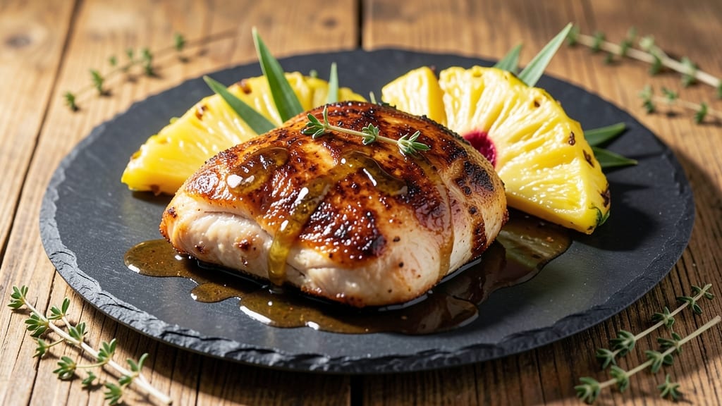 Baked Chicken Breast With Fresh Pineapple Recipe: Tropical Glaze That Caramelizes in 30 Minutes