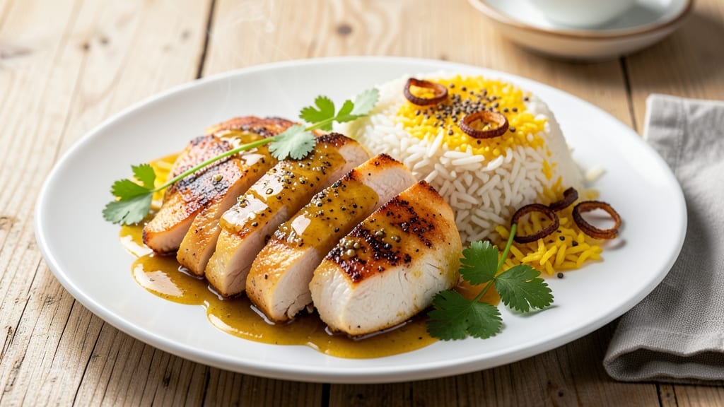 Boneless Chicken Breast and Yellow Rice Recipe: Juicy Protein Paired With Buttery Long-Grain Grains