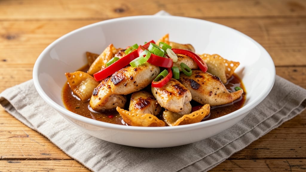 Applebee's Chicken Wonton Stir Fry Recipe: Crispy Wonton Bites with Sweet-Savory Sauce