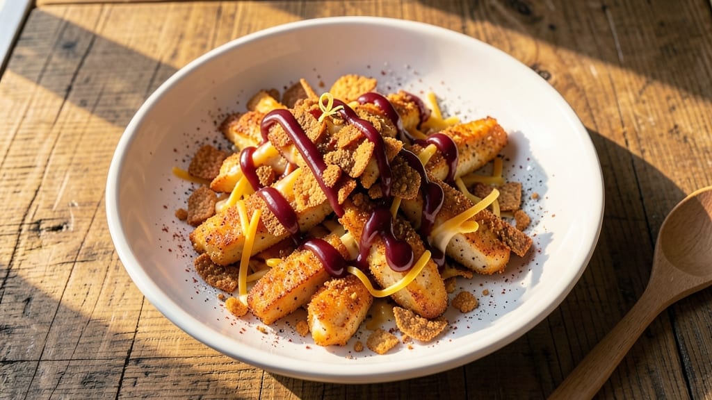 Baked Cheez It Chicken Recipe: Crunchy Crown Over Melty Pull-Apart Streaks