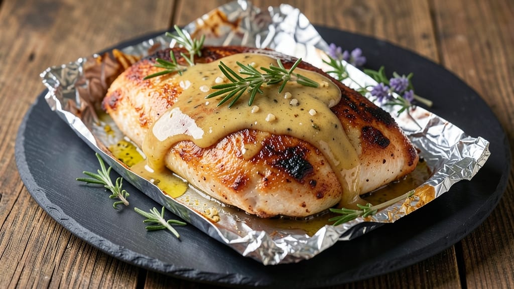 Baked Chicken Breast in Foil Recipe: Juicy Core With Crispy Skin in 30 Minutes