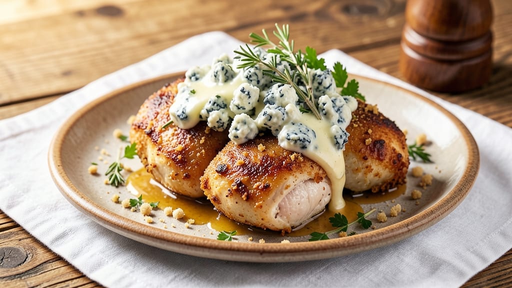 Baked Blue Cheese Chicken Recipe: Crispy Crust, Bold Blue Cheese Bite