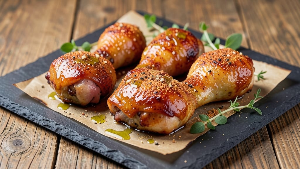 Baked Frozen Chicken Drumsticks Recipe: Juicy Core With Crispy Skin in 45 Minutes