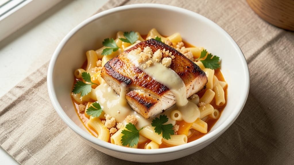 Applebee's Chicken Mac and Cheese Recipe: Crispy Breaded Chicken in Creamy Cheese Sauce