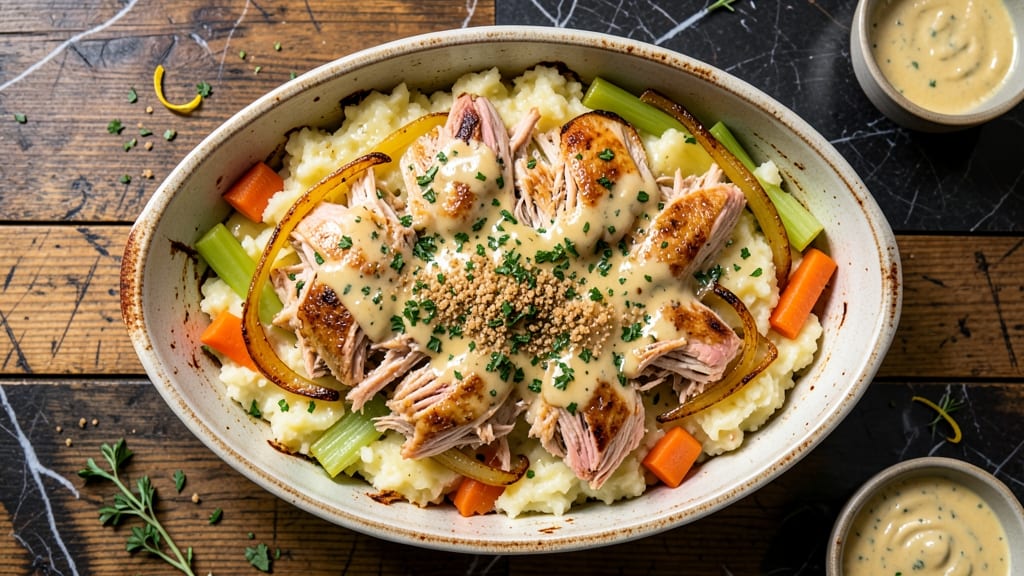 Baked Potato and Chicken Casserole Recipe: Cheesy Crisp-Top Comfort in One Pan