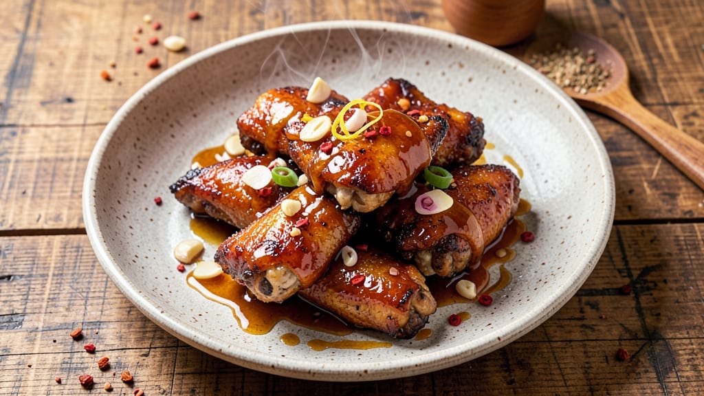 Baked Marinated Chicken Wings Recipe: Honey-Garlic Glaze with Crispy Skin