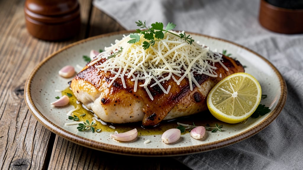 Baked Lemon Parmesan Chicken Recipe: Zesty Crisp Top and Juicy Core
