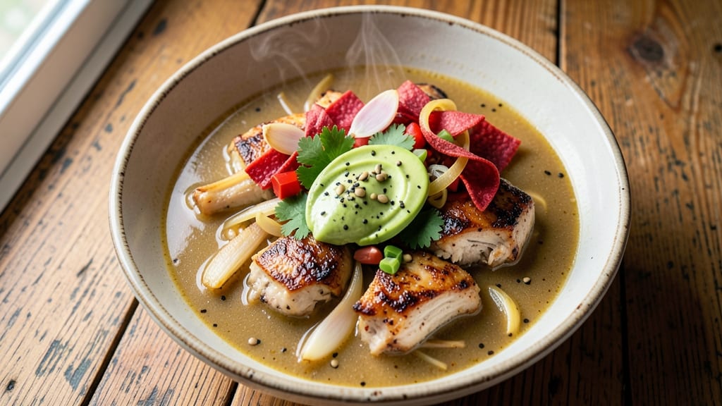 Bush's Chicken Tortilla Soup Recipe: Smoky Cheddar Rivers and Crispy Tortilla Crowns