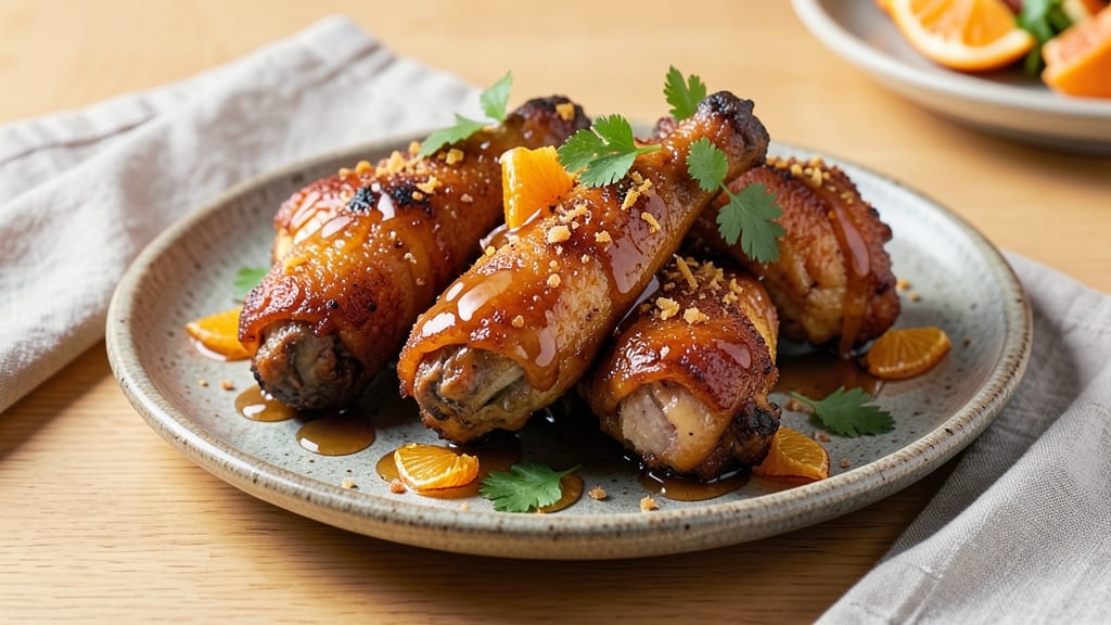 Baked Orange Chicken Drumsticks Recipe: Glazed Sweetness With Crispy Skin