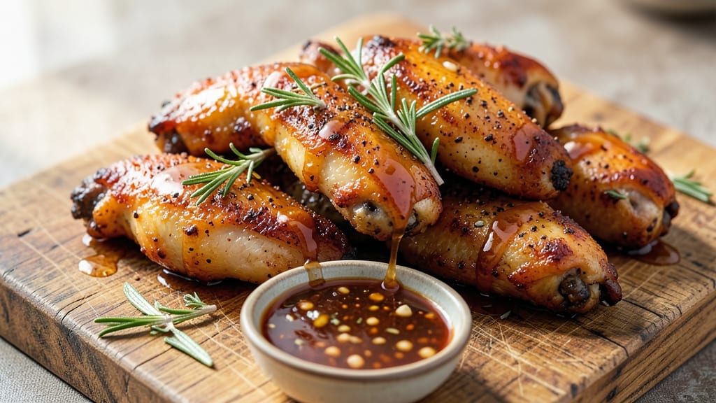 Baked Chicken Wings Sauce Recipe: Smoky Garlic-Honey Glaze With Tangy Kick