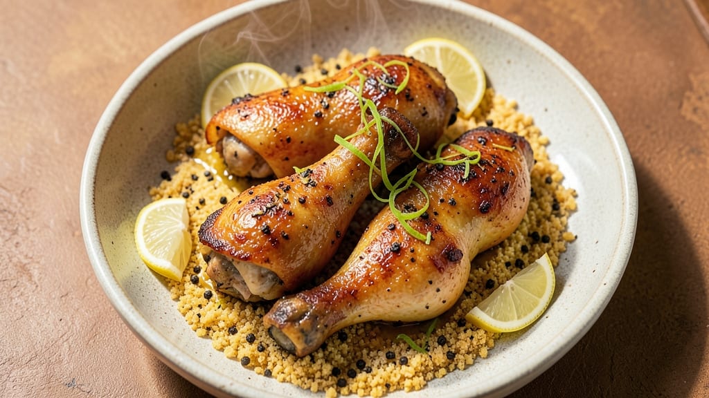 Baked Lemon Pepper Chicken Drumsticks Recipe: Zesty Crisp Skin in 40 Minutes