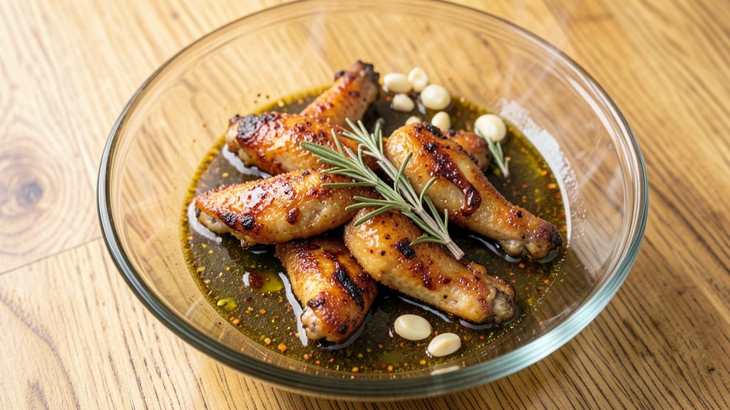 Baked Chicken Wings Marinade Recipe: Smoky Garlic-Herb Blend for Crispy Wings
