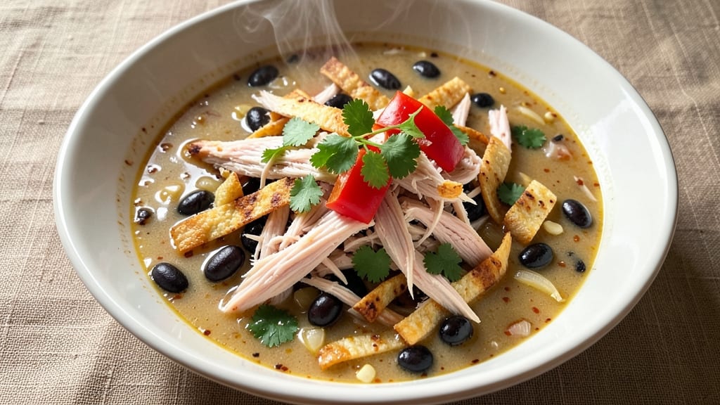 Betty Crocker Chicken Tortilla Soup Recipe: Spiced Tortilla Crunch Over Hearty Broth
