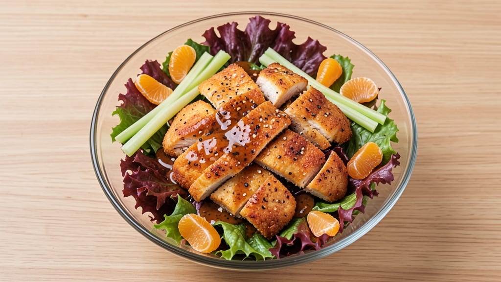 Applebee's Oriental Chicken Salad Copycat Recipe: Crispy Celery Crunch Meets Sweet Asian Vinaigrette