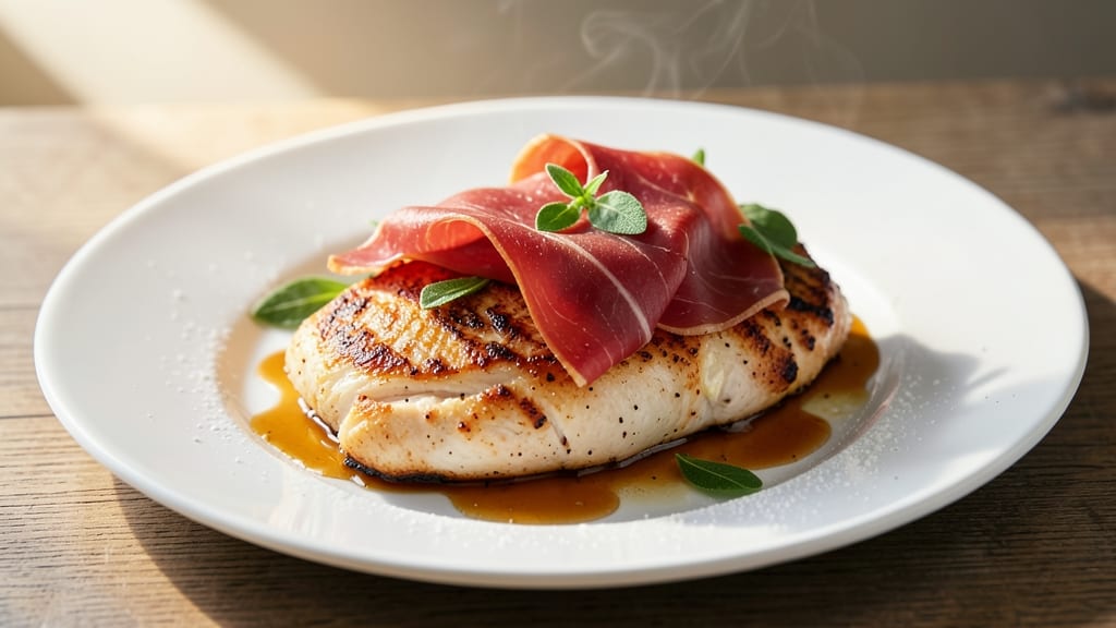 Baked Chicken Saltimbocca Recipe: Proscuitto-Wrapped Herb Perfection