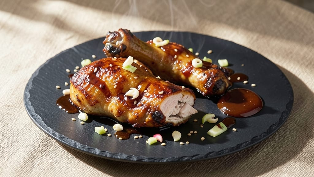 Baked Teriyaki Chicken Legs Recipe: Glazed Caramelized Crunch With Juicy Centers