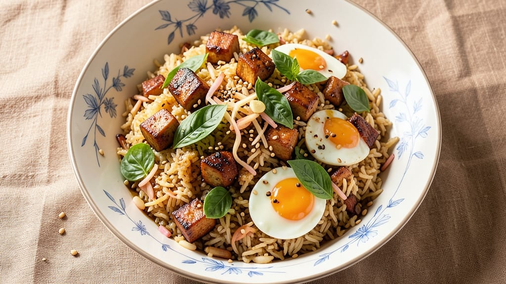 Basil Chicken Fried Rice Recipe: Fresh Herb Crunch in One-Pan Magic