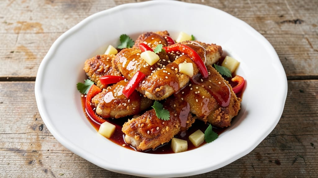 Betty Crocker Sweet and Sour Chicken Recipe: Pineapple-Braised Crispy Edges