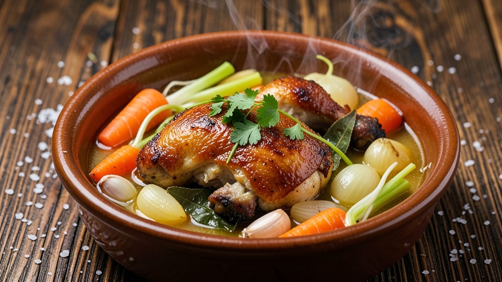 Boiled Chicken Legs Recipe: Crispy Skin, Juicy Meat in One Pot