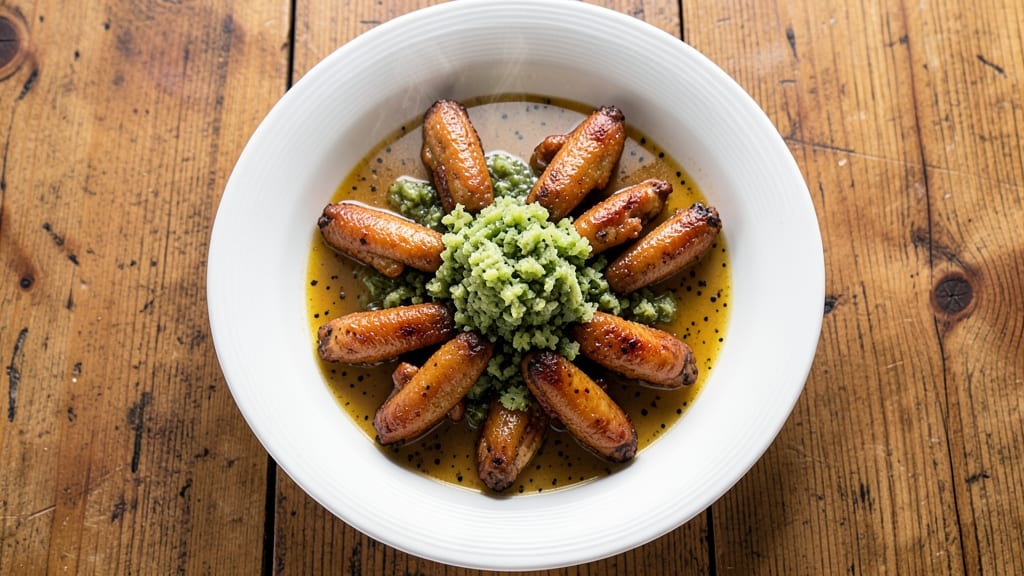 Boiled Chicken Wings Recipe: Celery-Crusted Crunch With Vinegar Zing Bite