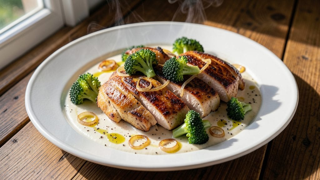 Campbell's Cream of Broccoli Chicken Recipe: Celery-Crusted Crunch With Vinegar-Kissed Creaminess
