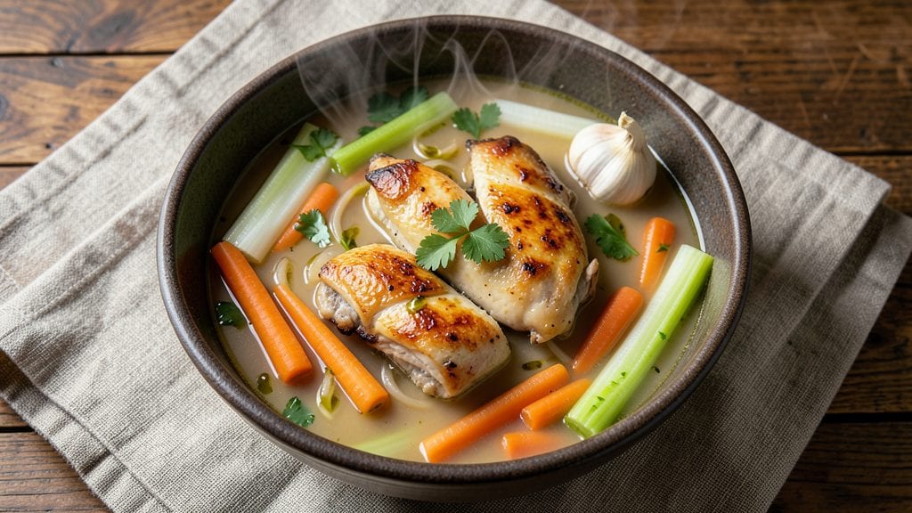 Carrabba's Copycat Chicken Soup Recipe: Celery-Crusted Crunch and Herb-Infused Depth