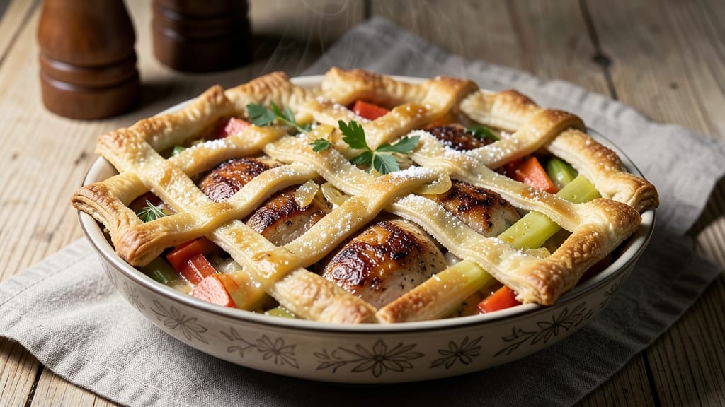 Amish Chicken Pot Pie Recipe: Flaky Crust Hides Savory Meat and Veggies