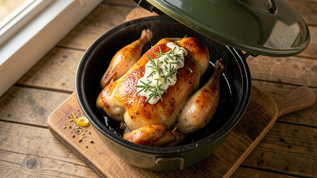 Big Green Egg Vertical Chicken Roaster Recipe: Juicy Spatchcocked Perfection Over Open Flame