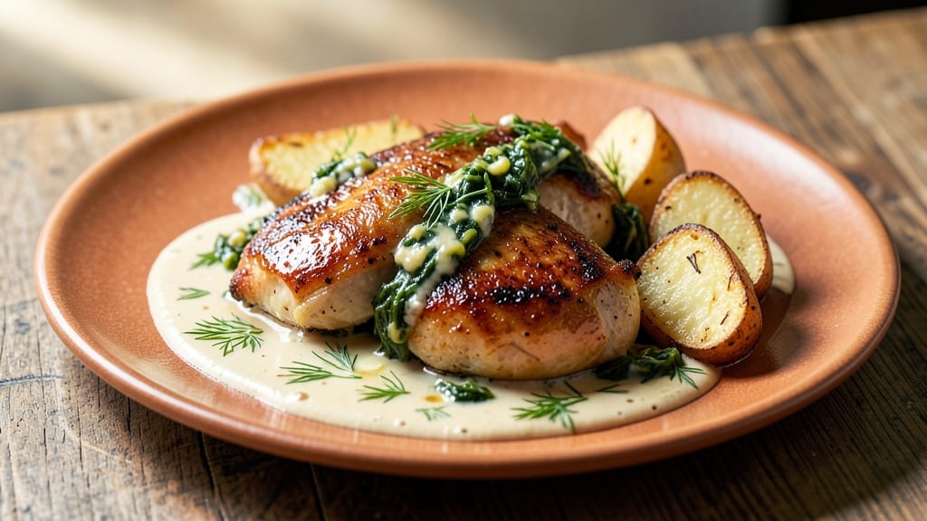 Chicken Sauerkraut Potatoes Recipe: Savory Tang Meets Crispy Comfort
