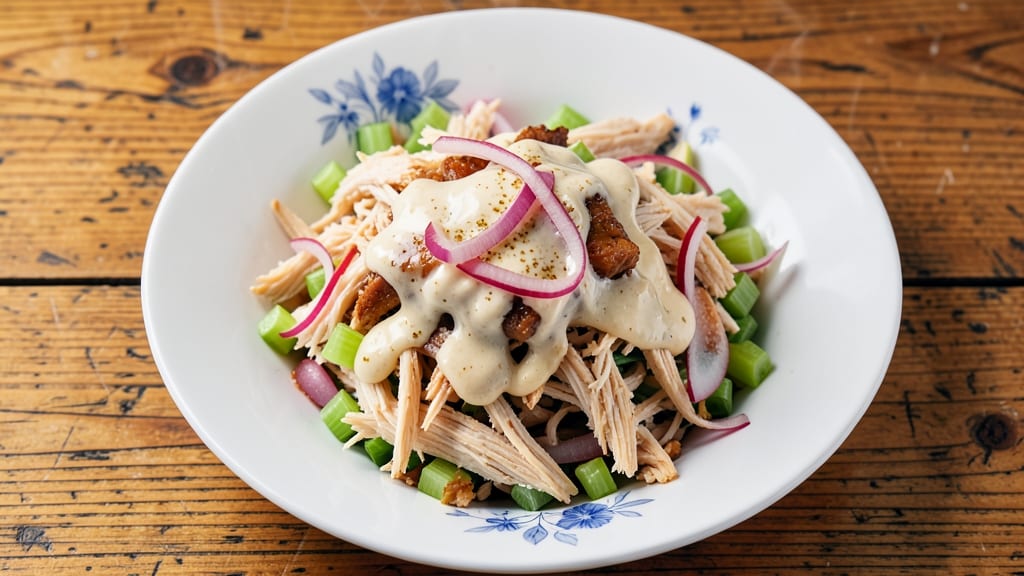 Copycat Sam's Club Chicken Salad Recipe: Crunchy Celery and Hidden Vinegar Zing