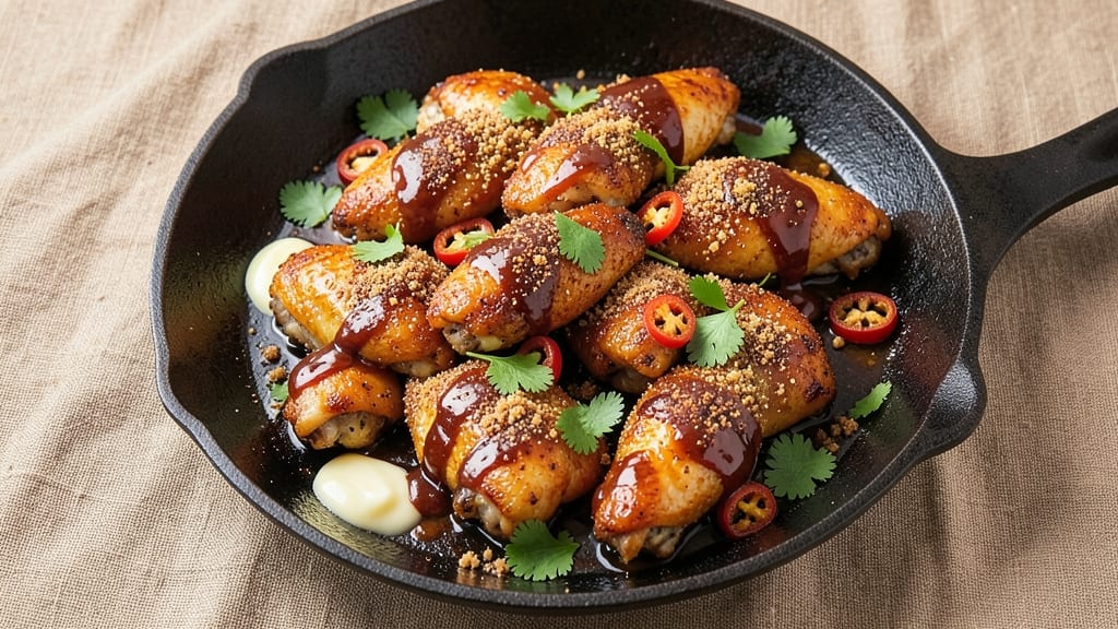 Cowboy Chicken Wings Recipe: Crispy Celery-Crusted Heat in 30 Minutes