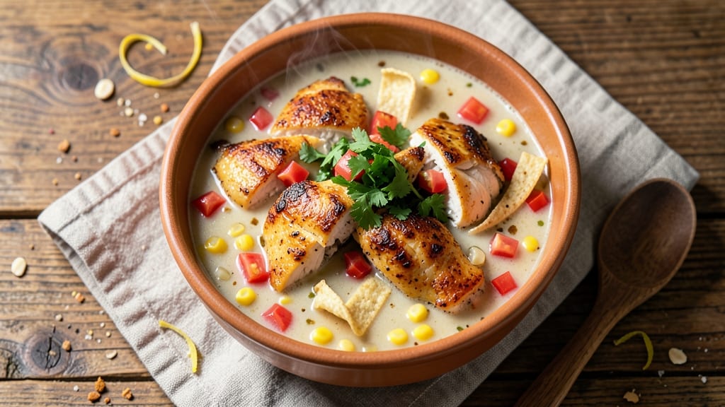 Applebee's Chicken Tortilla Soup Copycat Recipe: Smoky Cheddar Rivers Under Crispy Tortilla Crowns