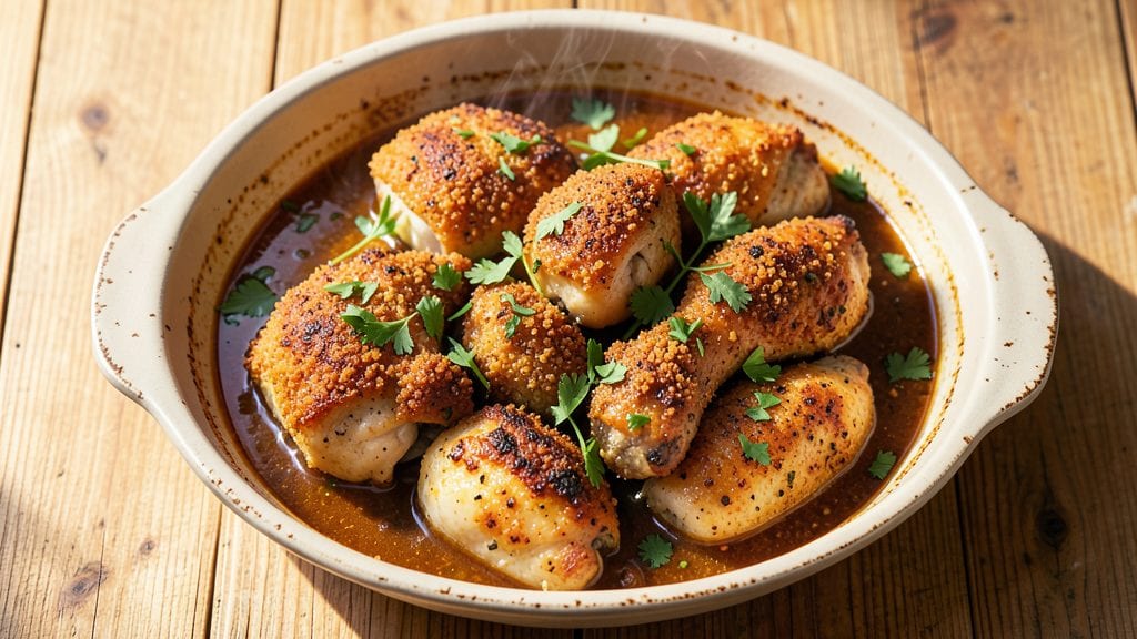 Grandma's Chicken Bake Recipe: Celery-Crusted Comfort With Hidden Vinegar Zing