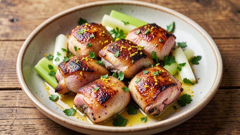 Ina Garten Baked Chicken Thigh Recipe: Celery-Crusted Crunch Meets Juicy Core