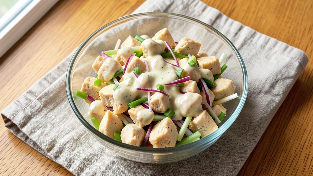 Kirkland Canned Chicken Breast Chicken Salad Recipe: Crunchy Celery and Vinegar-Packed Freshness