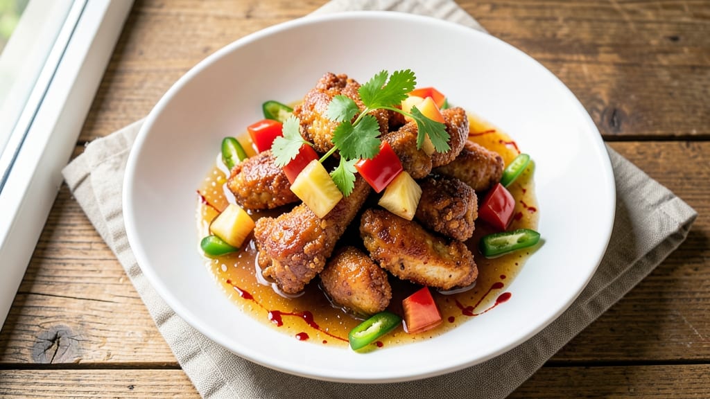 Pf Chang's Sweet and Sour Chicken Copycat Recipe: Velvet-Wrapped Celery Crunch