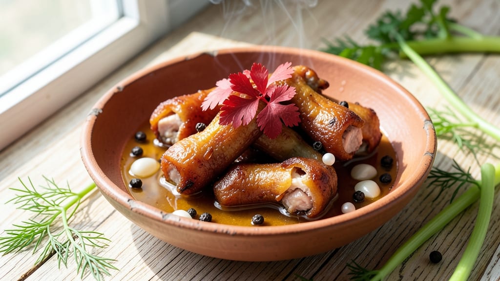 Pickled Chicken Feet Recipe: Celery-Crusted Crunch With Vinegar Zing Bites