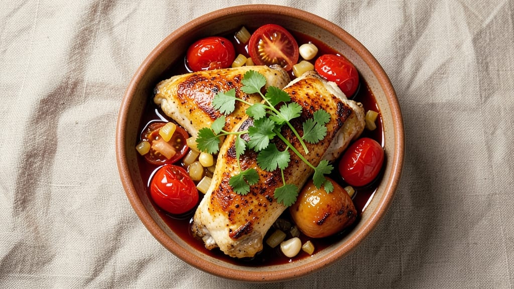Salsa Chicken Recipe: Zesty Roasted Chicken With Fresh Tomato Heat