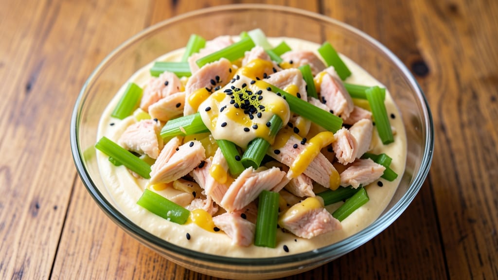 Simple Canned Chicken Salad Recipe: Crunchy Celery and Cream Cheese Magic